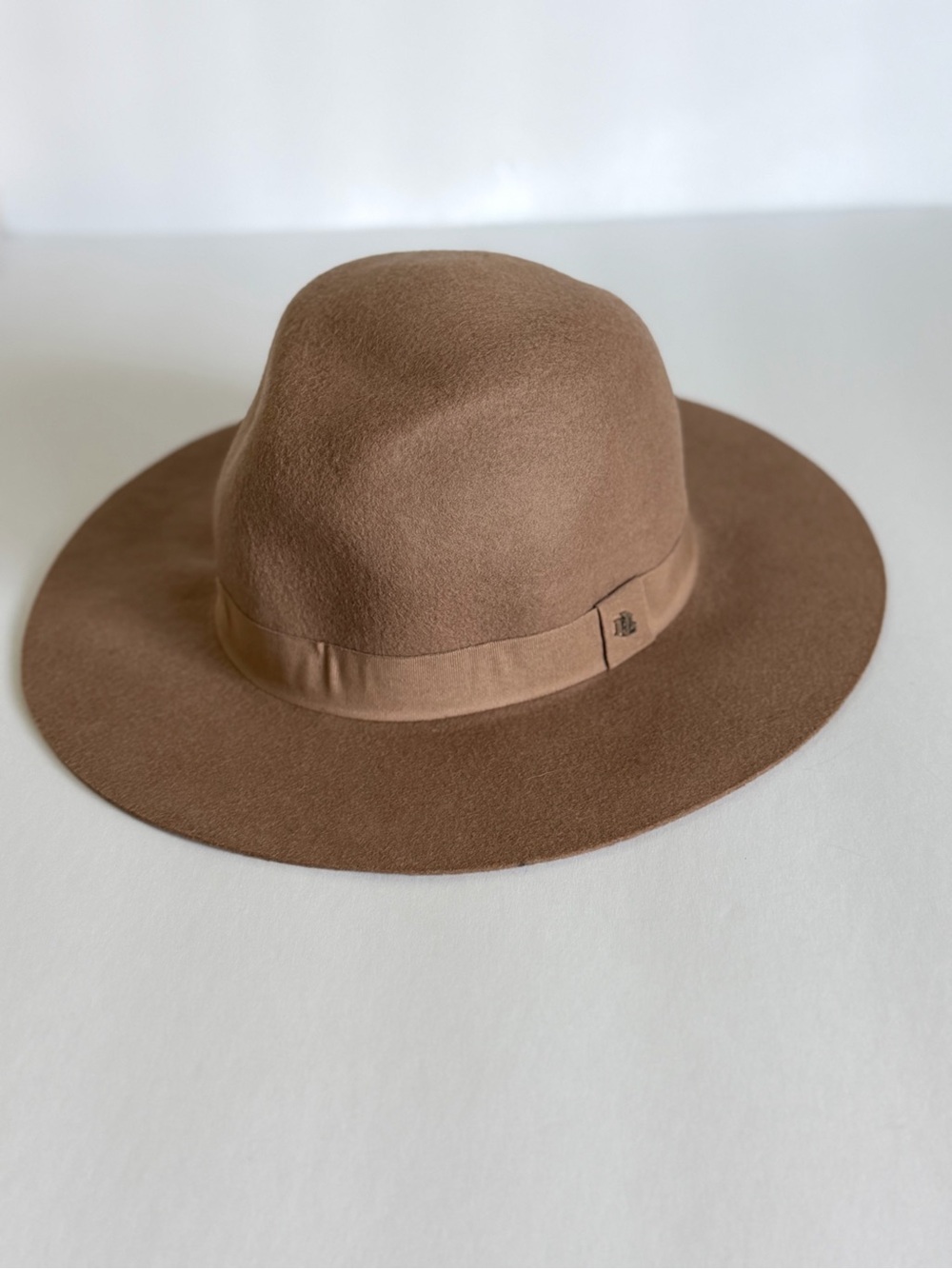Lauren Ralph Lauren Women's Wide-Brim Felt Hat - Camel Brown